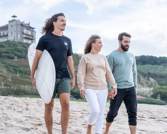 SWEAT COL ROND UNISEXE ADULTE "LES PLAGES"